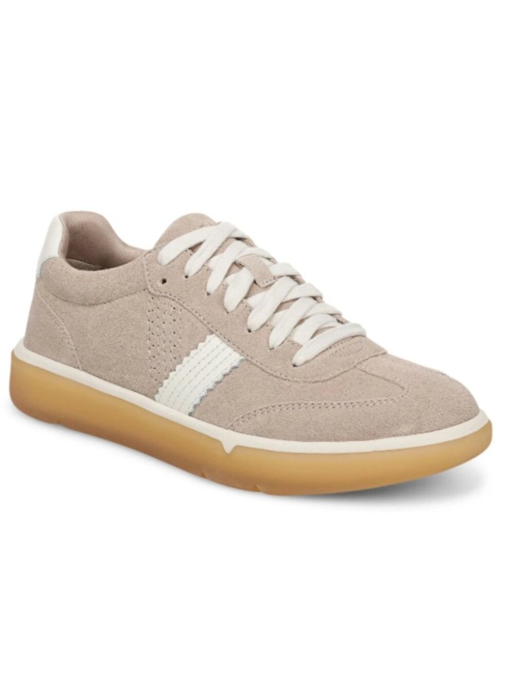 Vionic Women’s City Walk Suede Sneaker – Lucid Beige